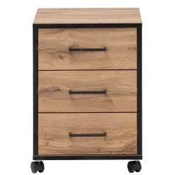 Wohnen Büro Rollcontainer in Eiche Optik - Zustic