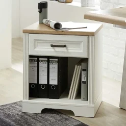 Wohnen Büro Rollcontainer mit Fach für Ordner - Mehady