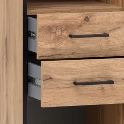 Wohnen Home Office Möbel|Büro Komplett*Büro Schreibtisch & Regal Set - Zustic (dreiteilig)