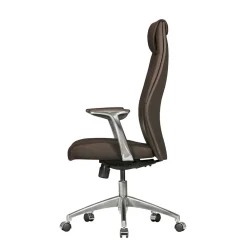 Wohnen Braune Möbel|Bürostühle*Büro Schreibtischsessel in Braun Leder - Mallavi