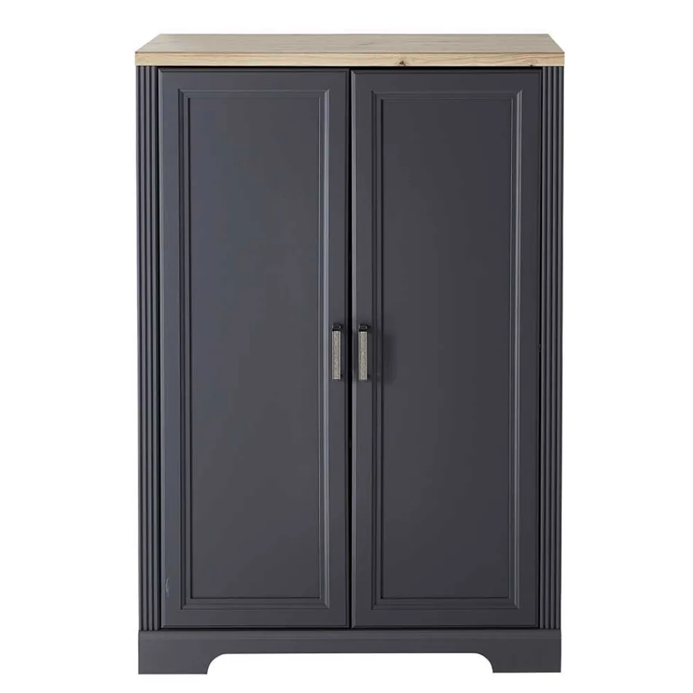 Wohnen Home Office Möbel|Büro Komplett*Büro Wohnwand im Landhaus Stil - Joe (dreiteilig)