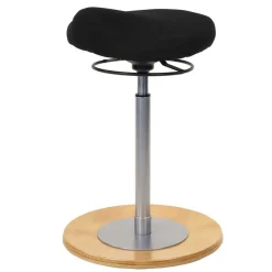 Wohnen Bürohocker für aktives Sitzen in Schwarz - Enjisaco