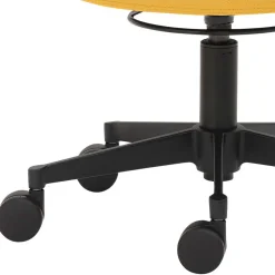 Wohnen Hocker|Barhocker*Bürohocker mit Rückenlehne in Gelb & Orange - Andjes