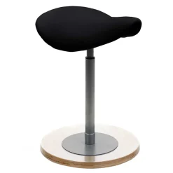 Wohnen Bürohocker mit Sattelsitz & Tellerfuß - Kagano