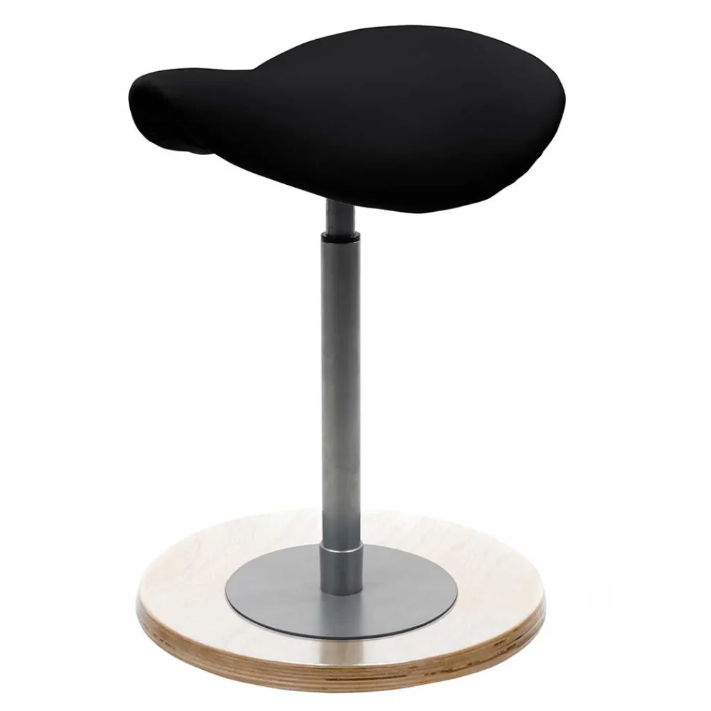 Wohnen Bürohocker mit Sattelsitz & Tellerfuß - Kagano