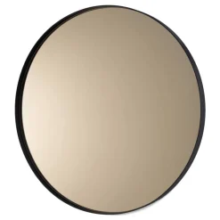 Wohnen Spiegel|Flurspiegel*Bronzeglas Spiegel in Rund - Airana