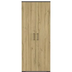 Wohnen Büroschränke*Büroschrank in Wildeiche & Dunkelgrau - Disgano