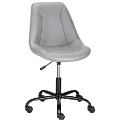 Wohnen Bürostuhl mit Schalensitz in Grau Kunstleder - Formation