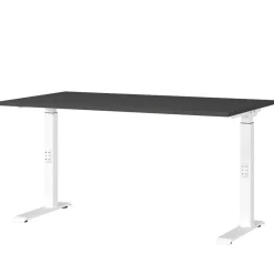 Wohnen Bürotisch in Dunkelgrau mit Weiß - Vlatin