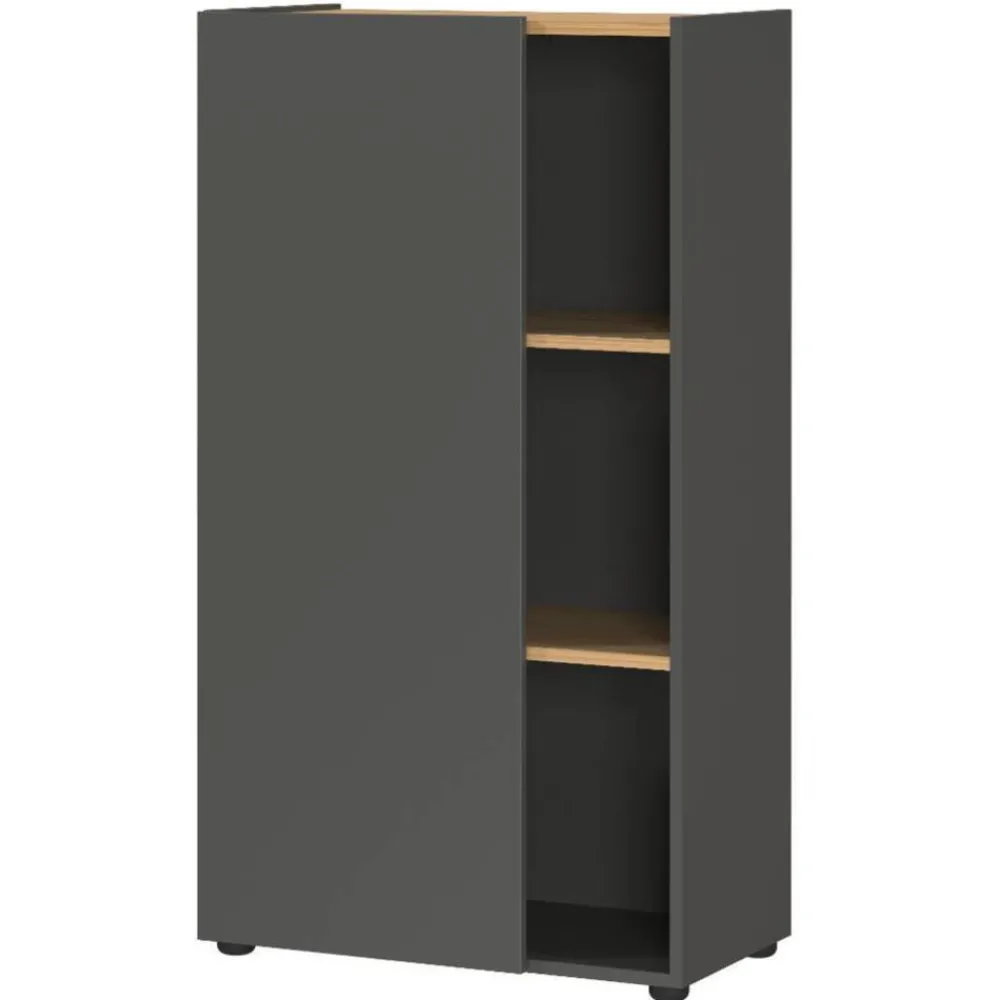 Wohnen Bürotisch und Schränke Set - Casai (dreiteilig)