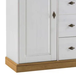 Wohnen Esszimmerschränke*Brotschrank Sibiuta in Weiß Holz