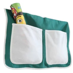 Kinder Wohnen Buche Fußball Hochbett mit Rutsche - Ballona