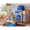 Wohnen Kinderbetten*Buche Stockbett für Jungen mit Rutsche - Leonie