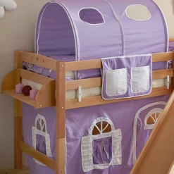 Kinder Wohnen Buchenholz Mädchen Spielbett in Natur - Gravura