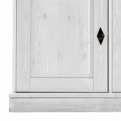 Wohnen Buffetschrank Satumare in Weiß Kiefer teilmassiv