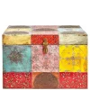 Wohnen Bunte Holztruhe im Orientalischen Stil - Lilano