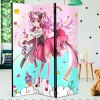 Kinder Wohnen Bunter Paravent mit Manga Mädchen Motiv - Vinales
