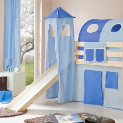 Kinder Wohnen Burg Hochbett Omy mit Rutsche