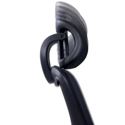 Wohnen Chefsessel mit Kopfstütze in Schwarz - Geritts