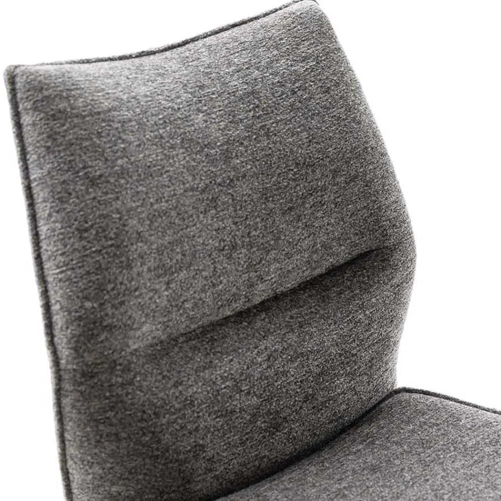 Wohnen Küchenstühle|Esszimmerstühle*Chenille Esszimmerstuhl um 360 Grad drehbar - Padira (2er Set)