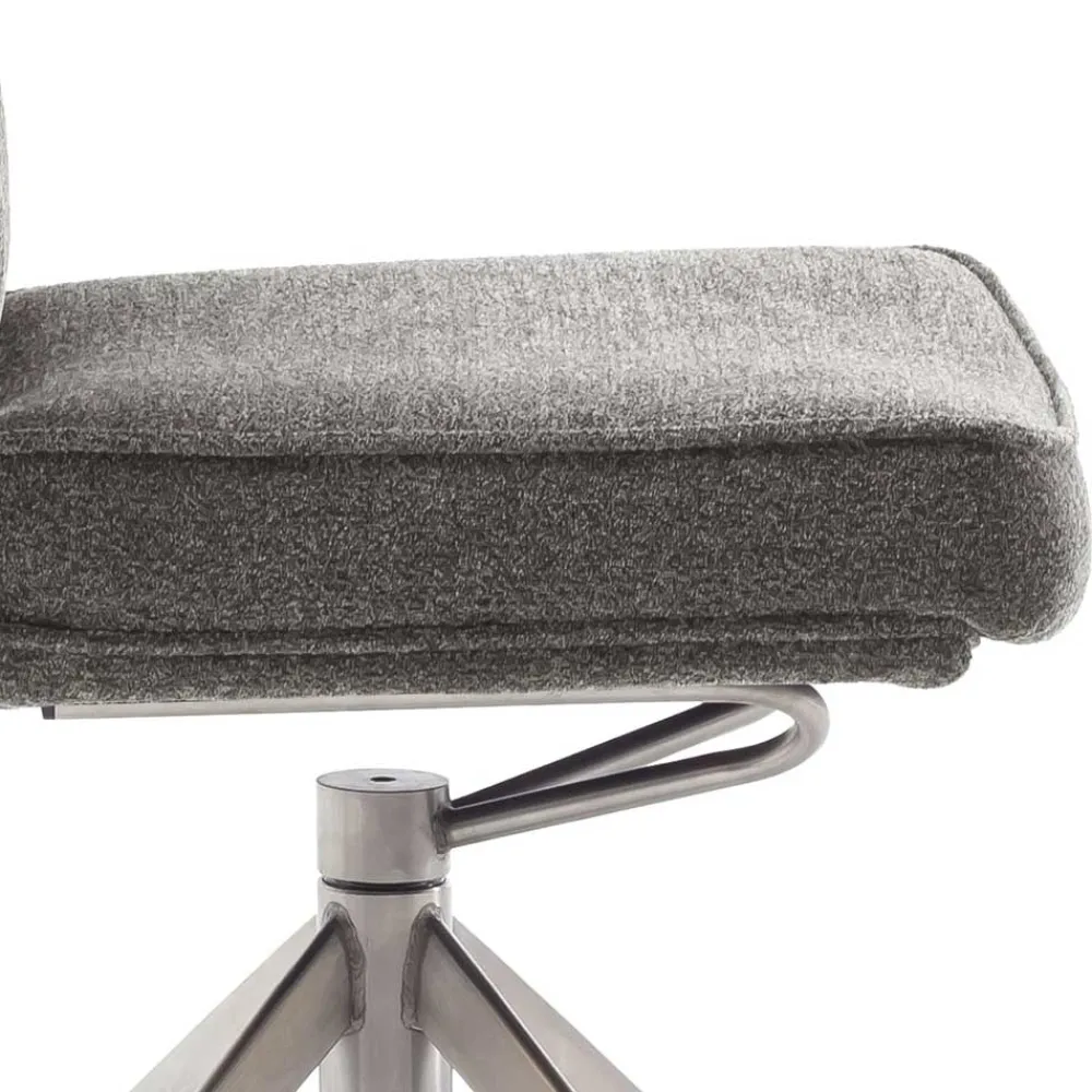 Wohnen Küchenstühle|Esszimmerstühle*Chenille Esszimmerstuhl um 360 Grad drehbar - Padira (2er Set)