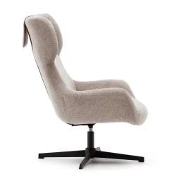 Wohnen Chenille Loungesessel drehbar - Marocana