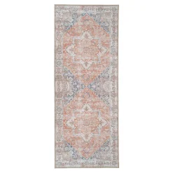 Wohnen Teppiche|Orientalische Möbel*Chenille Läufer mit hellem Orient Muster - Kyoko