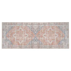 Wohnen Teppiche|Orientalische Möbel*Chenille Läufer mit hellem Orient Muster - Kyoko