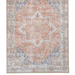 Wohnen Teppiche|Orientalische Möbel*Chenille Läufer mit hellem Orient Muster - Kyoko