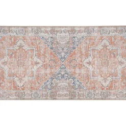 Wohnen Teppiche|Orientalische Möbel*Chenille Läufer mit hellem Orient Muster - Kyoko