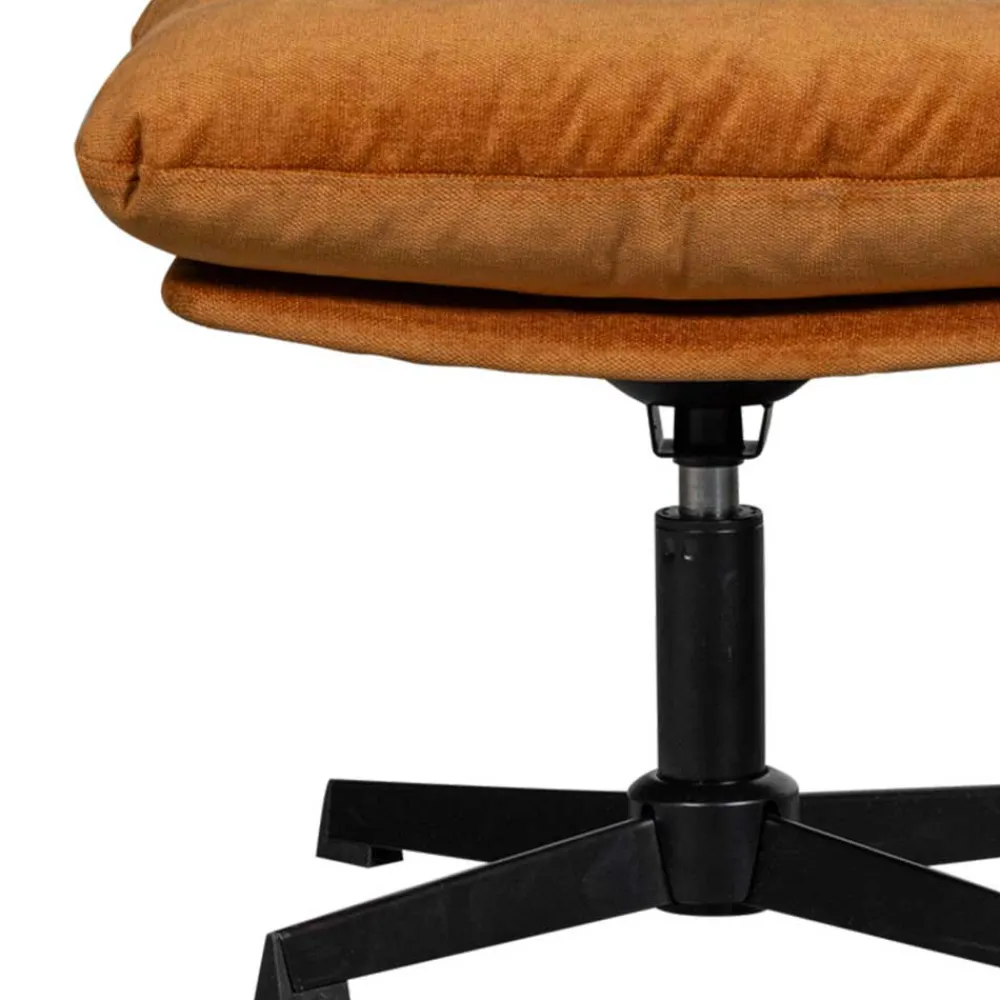 Wohnen Chenille Relaxsessel in Ocker - Zinatella (zweiteilig)