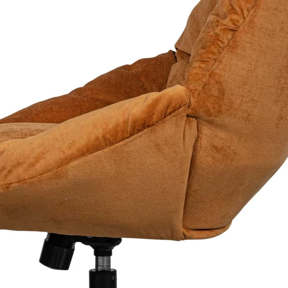 Wohnen Chenille Relaxsessel in Ocker - Zinatella (zweiteilig)