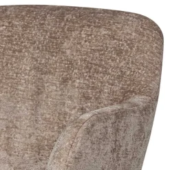 Wohnen Chenille Schreibtischstuhl in Taupe - Vorius