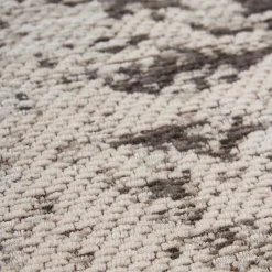Wohnen Vintage Möbel|Teppiche*Chenille Teppich in Beige und Anthrazit - Noll