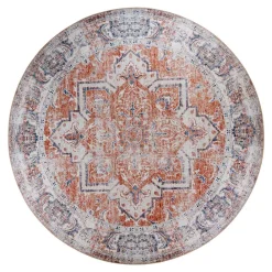 Wohnen Vintage Möbel|Teppiche*Chenille Teppich mit Ornament Muster - Chaleur