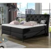 Wohnen Chesterfield Komplettbett in Schwarz - Silvaria