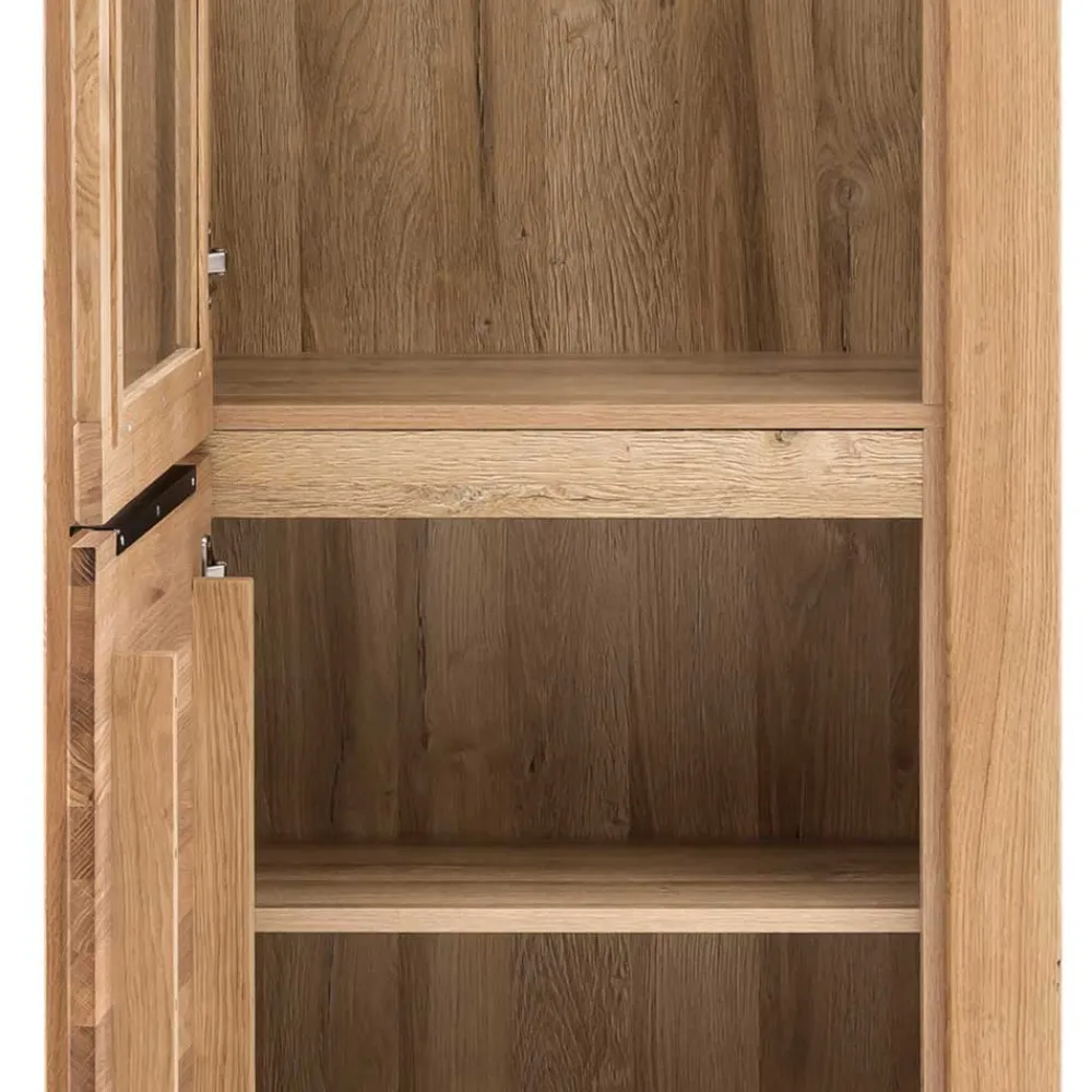 Wohnen Vitrinen|Wohnzimmer-Vitrinen*70cm breite Vitrine 2-türig - 199 cm hoch - Nelenia