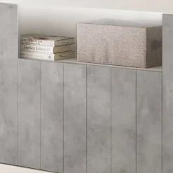 Wohnen 110cm breite Wohnzimmer Kommode zweifarbig - Niris