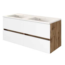 Wohnen 120cm breiter Bad Waschplatz für zwei Personen - Maklesa