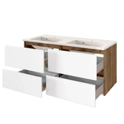 Wohnen 120cm breiter Bad Waschplatz für zwei Personen - Maklesa