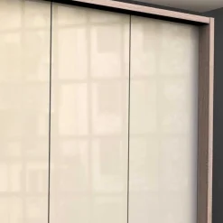 Wohnen Jugendzimmerschränke*150cm breiter Schlafzimmerschrank in Creme - Rativian