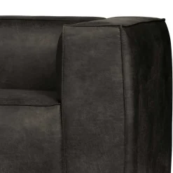 Wohnen 246cm breites 3-Sitzer Sofa in Schwarz - Haenja