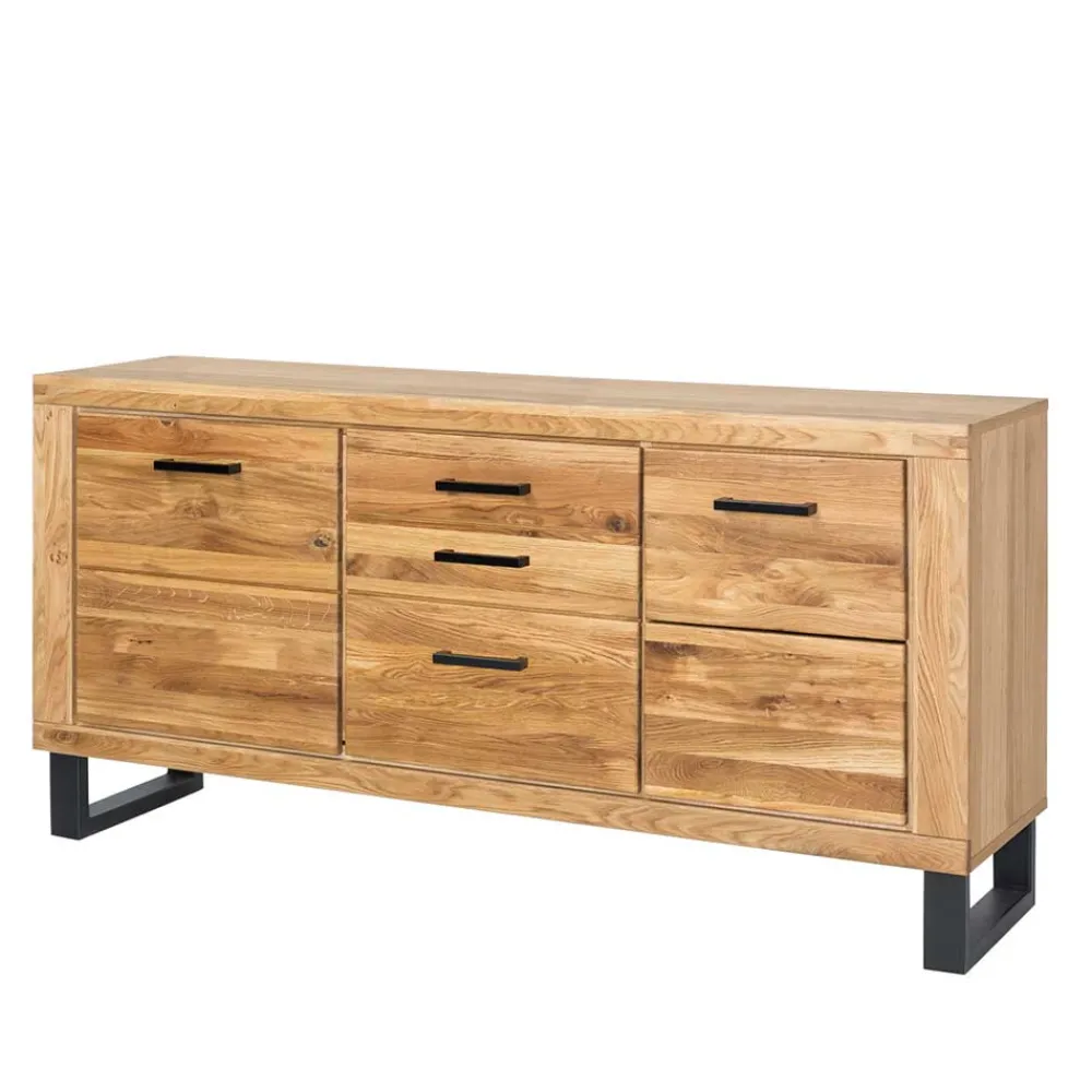 Wohnen Küchenschränke|Sideboards*158cm Design Sideboard in Wildeiche teilmassiv - Arello
