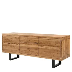 Wohnen 180cm Eiche Sideboard mit U-Gestell - Ventida