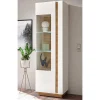 Wohnen Skandinavische Möbel|Vitrinen*194cm hohe Vitrine zweifarbig - Myrda I