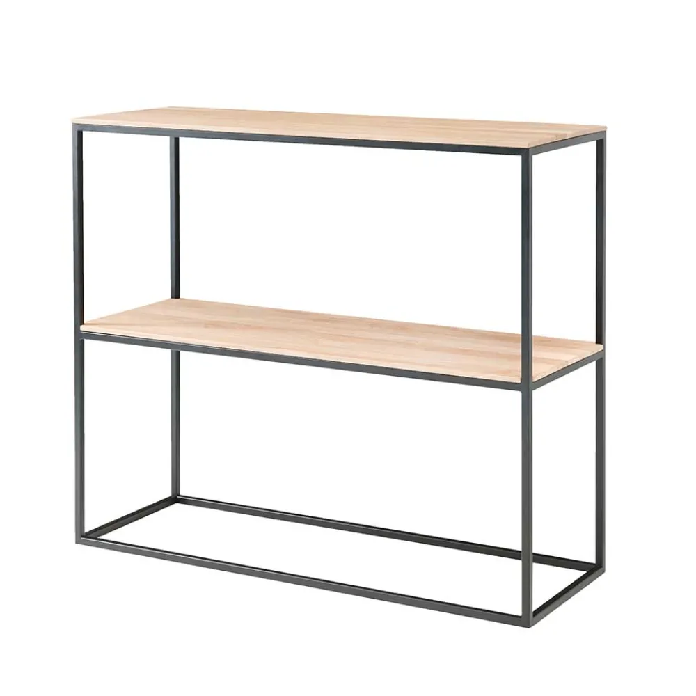 Wohnen Telefontische*90cm hoher Konsolentisch mit zwei Ablagen - Emjara