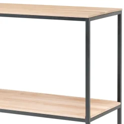 Wohnen Telefontische*90cm hoher Konsolentisch mit zwei Ablagen - Emjara