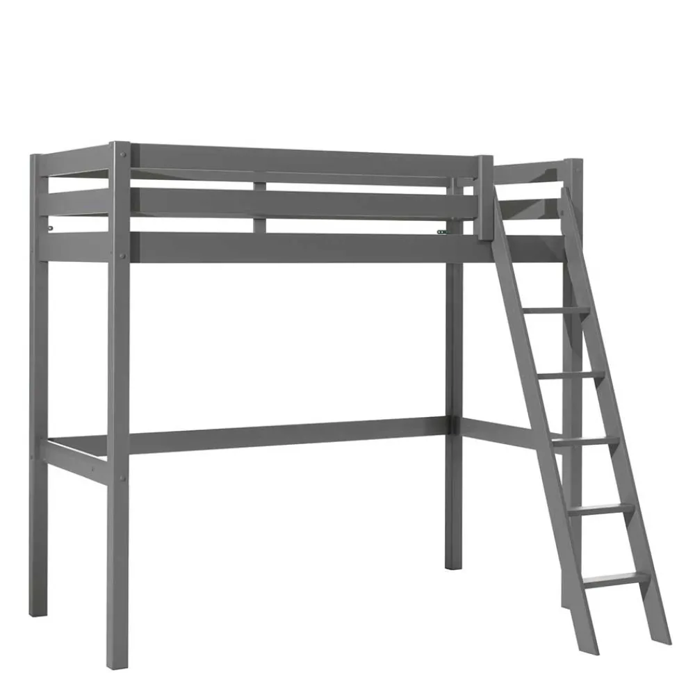 Kinder Wohnen 190cm hohes Hochbett in 90x200 oder 140x200 - Symca