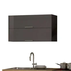 Wohnen 290cm Küchenmöbel in Grau - Bozenia (siebenteilig)