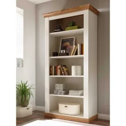 Wohnen 367cm Landhaus Anbauwand Set - Diatara (vierteilig)